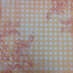 SK ORANGE WITH BLUE DOT 12x12 Scrapbook Papers 2pc
