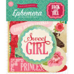 Echo Park Jack & Jill GIRL EPHEMERA Die Cuts 33pc