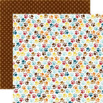 Echo Park Bark PAW PRINTS 12"X12" Cardstock Paper