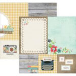 Simple Stories Homespun QUOTE & PHOTO MAT Elements 12"X12"