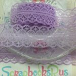 Scrapbooksrus LACE SCALLOP Edge Ribbon 1 yard - Image 2