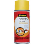 Scotch PHOTO MOUNT Clear Spray Adhesive 4.23oz