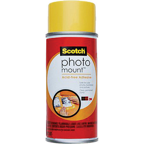 image_9ff958ed-85c8-4dbc-a164-845951719102.jpeg Scotch PHOTO MOUNT Clear Spray Adhesive 4.23oz - Image 1