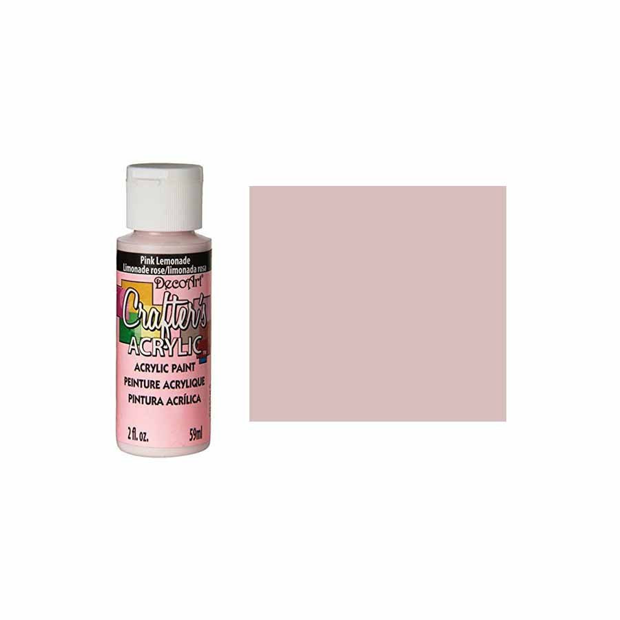 image_9ffc7b5d-0295-492c-b4f9-b8ed6b72017d.jpg DecoArt Crafter's Acrylic PINK LEMONADE Acrylic Paint 2oz - Image 1