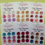 COLOR RHINESTONE Mixed Gems 9pc 5/8" - Image 8