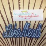 LAKE MEAD LAGOON 2 Layer Diecut Title Travel Die Cut LV - Image 3