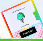 Lawn Fawn SWEETEST FLAVOR Ice Cream Clear Stamps 10pc - Image 4