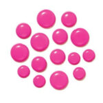 Doodlebug Chunky Brads BUBBLEGUM 18 pc