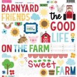 Bella Blvd Ciao Chip EIEIO 12"X12" Chipboard Sheet