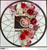 Kaisercraft Gypsy Rose DREAMER 12"X12" DieCut Scrapbook Paper - Image 3