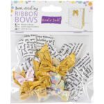 Docrafts BUNK DOODLING Roald Dahl Bows 12pc