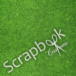 SPORTS TURF Grass 12"X12" Scrapbook Paper
