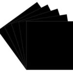 Oracal GLOSS BLACK 12"X12" Vinyl Sheet