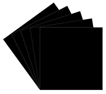 image_a3672ef2-4be6-40ec-b8f9-f7496e419023.jpg Oracal GLOSS BLACK 12"X12" Vinyl Sheet - Image 1