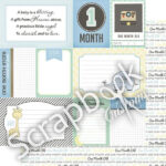 BABY BOY 12"X12" Scrapbook Customs Paper