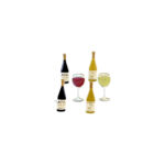Eyelet Outlet WINE Brads Glasses Bottles 12pc