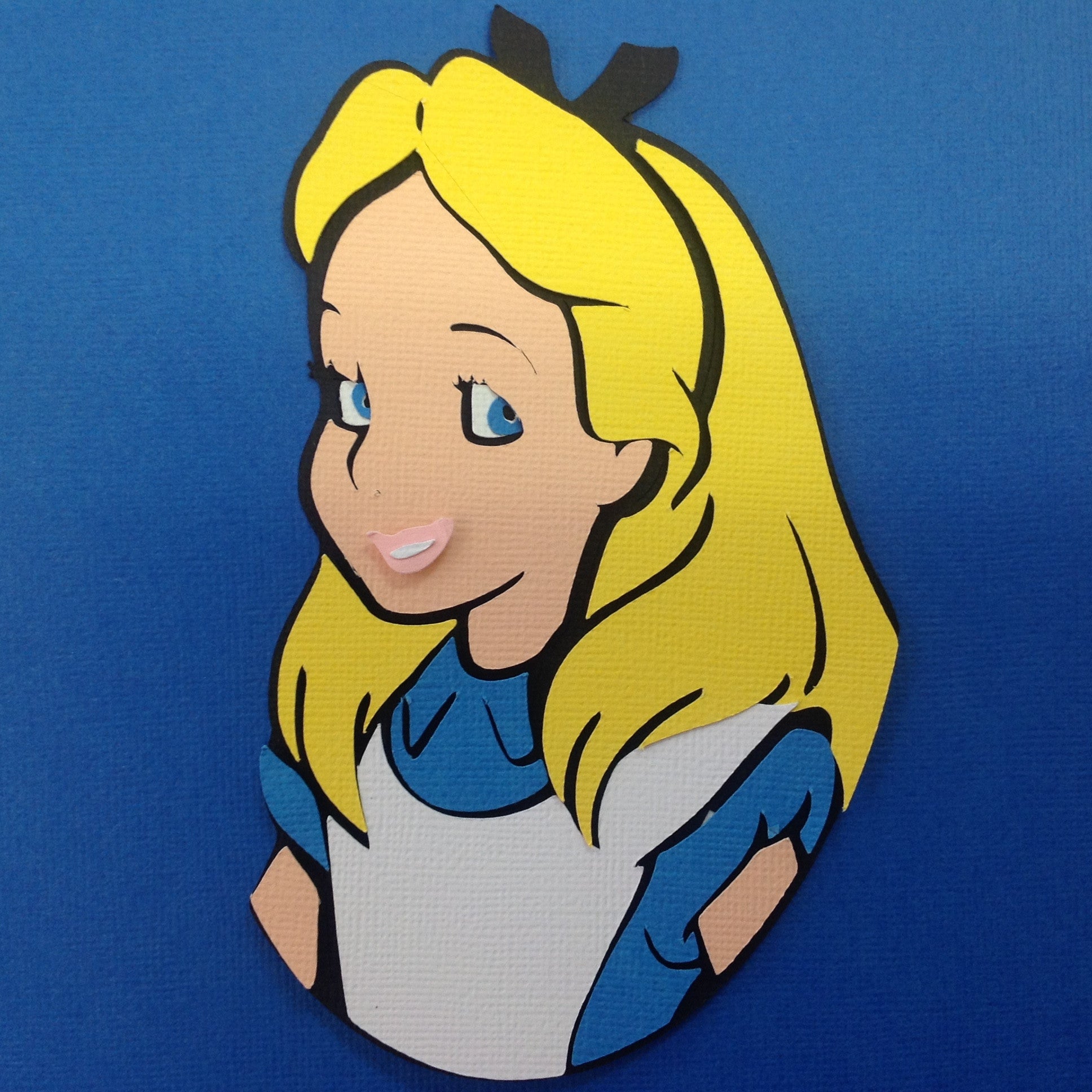 image_a484848c-66a9-4efc-bc1c-053cf2865671.jpeg ALICE IN WONDERLAND 3D Scrapbook Die Cut Embellishment - Image 1