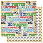 Carta Bella Cartopia FASTER 12"x12" Race Paper