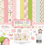 Echo Park Bundle of Joy NEW ADDITION GIRL 12"X12" Collection Kit