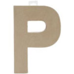 Darice Paper Mache Alphabet Letters I-P 5.5"X8" - Image 8