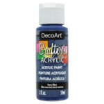 DecoArt Crafter's Acrylic NAVY BLUE Acrylic Paint 2oz