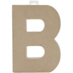 Darice Paper Mache Alphabet Letters A-H 5.5"X8" - Image 2