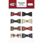 Carta Bella Cabin Fever Decorative BOWS 8pc