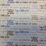 BAPTISM 12"X12" Scrapbook Customs Paper - Image 2