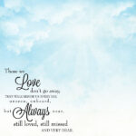 IN LOVING MEMORY 12"X12" Scrapbook Customs Paper - Image 2