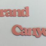 GRAND CANYON Die Cut Diecut Travel LV