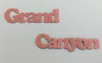 GRAND CANYON Die Cut Diecut Travel LV