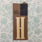 Papermania Bare Basics Wooden Adhesive LETTER H Wood