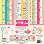 Echo Park PETTICOATS & PINSTRIPES GIRL 12"X12" Paper Pack