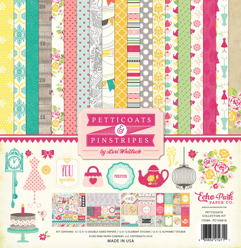 image_a926f61d-2a70-491a-9b5e-33cb87c10d4c.jpeg Echo Park PETTICOATS & PINSTRIPES GIRL 12"X12" Paper Pack - Image 1
