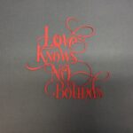 Page Frame LOVE BOUNDS 12"x12" Scrapbook Overlay