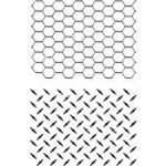 Ultimate Crafts CHECKER & CHICKEN 4"X6" Stamp Set