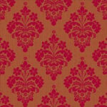 Anna Griffin Yuletide Greetings RED & GOLD 12"x12" Christmas Paper