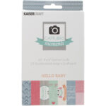 Kaisercraft Captured Moments HELLO BABY CARDS 4X6 Journal - Image 2