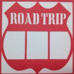 Page Frame ROAD TRIP Pink Travel 12"x12" Scrapbook Overlays - Image 2