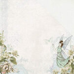 Kaisercraft Fairy Garden PIXIE DUST 12"X12" Scrapbook Sheet