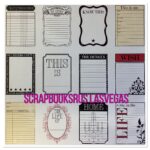 Teresa Collins LIFE DOCUMENTED 12X12 Scrapbook Paper