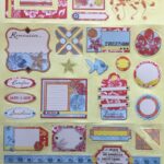 StoryTellers SEASHELLS DIECUTS Beach Quilling ST07 12-1 6"X13"