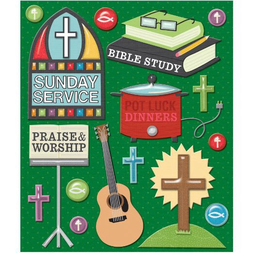 image_abd5fd13-9d98-40c7-84a6-98aba4760d92.jpg Life's Little Occasions LLO Religion Sticker Medley 3D - Image 1