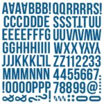 Simple Stories COLOR VIBE NAVY Foam Alpha Letter Stickers - Image 2