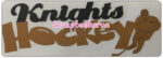 Golden KNIGHTS HOCKEY Sports Laser Cut