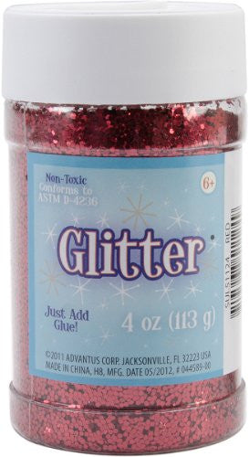 image_aee92fb2-7b5d-42d7-a7c4-06e7c2c0f078.jpeg Advantus RED Shaker Glitter 4oz - Image 1
