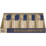 Papermania Bare Basics Wooden Adhesive LETTER W Wood - Image 2
