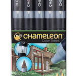 Chameleon Color Tones NATURE TONES Alcohol Markers Pens 5pc
