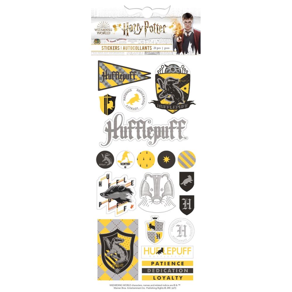 image_b0edf4e7-3a88-4d80-99d9-f98135ff81c3.jpg Paper House HARRY POTTER HUFFLEPUFF Stickers 21pc - Image 1