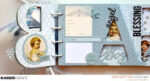 Kaisercraft Peek A Boo OUR BABY BOY 12"X12" Scrapbook Paper - Image 2